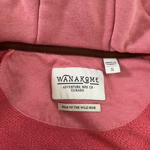 Wanakome Hera Hoodie Womens S Pink Full Zip Outdoor Gorpcore Comfy Soft - Picture 5 of 9